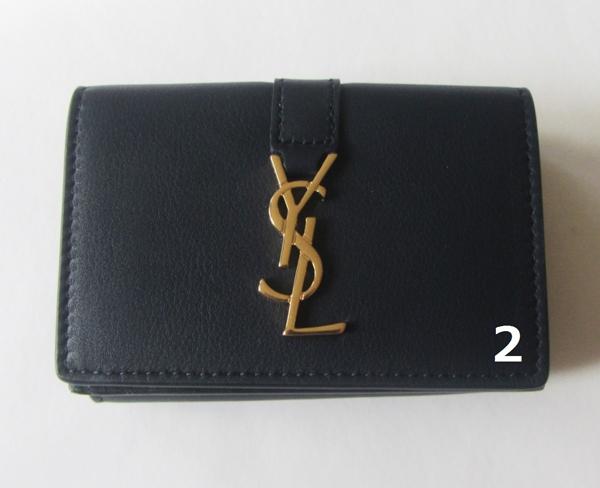 2018-19AW Saint Laurent 手のひらサイズのモノグラム財布 459880 BJ50J